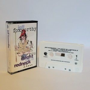 Vtg Jeff Foxworthy Cassette You Might Be A Redneck If..1993 WB Records VG.